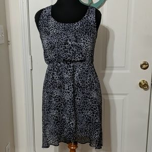No Boundaries Hi-Low Leopard Print Dress